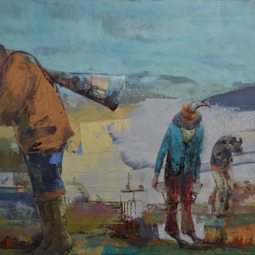 Voix de stentor 116x89cm