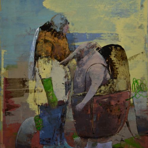 Habitat foraminé 70x81cm
